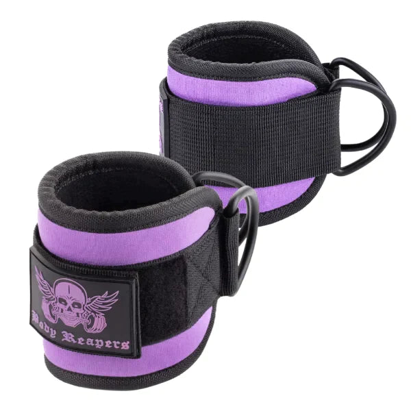 Purple Ankle Straps for Cable Machine
