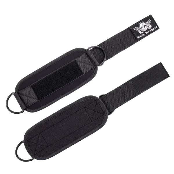 Black Ankle Straps for Cable Machine