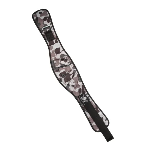 Gray Camo Neoprene Weightlifting Belt