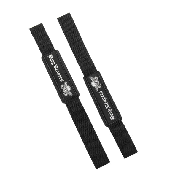 Black Black Weight Lifting Straps