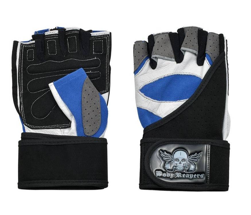 Blue Weight Lifting Gloves
