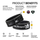 Body Reapers 10mm lever belt product benefits infographic