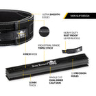Body Reapers 10mm lever belt design and features infographic