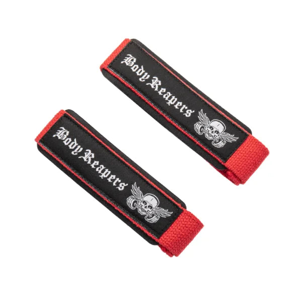 Body Reapers Weight Lifting Straps 24" Intense BloodRed