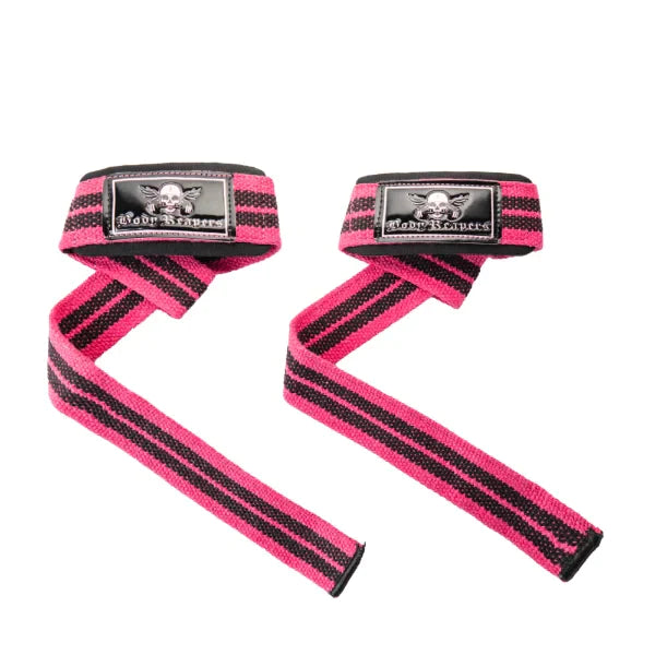 Body Reapers Weight Lifting Straps 24" Pink Panther Power