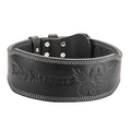 7mm Double Prong Weight Lifting Leather Belt