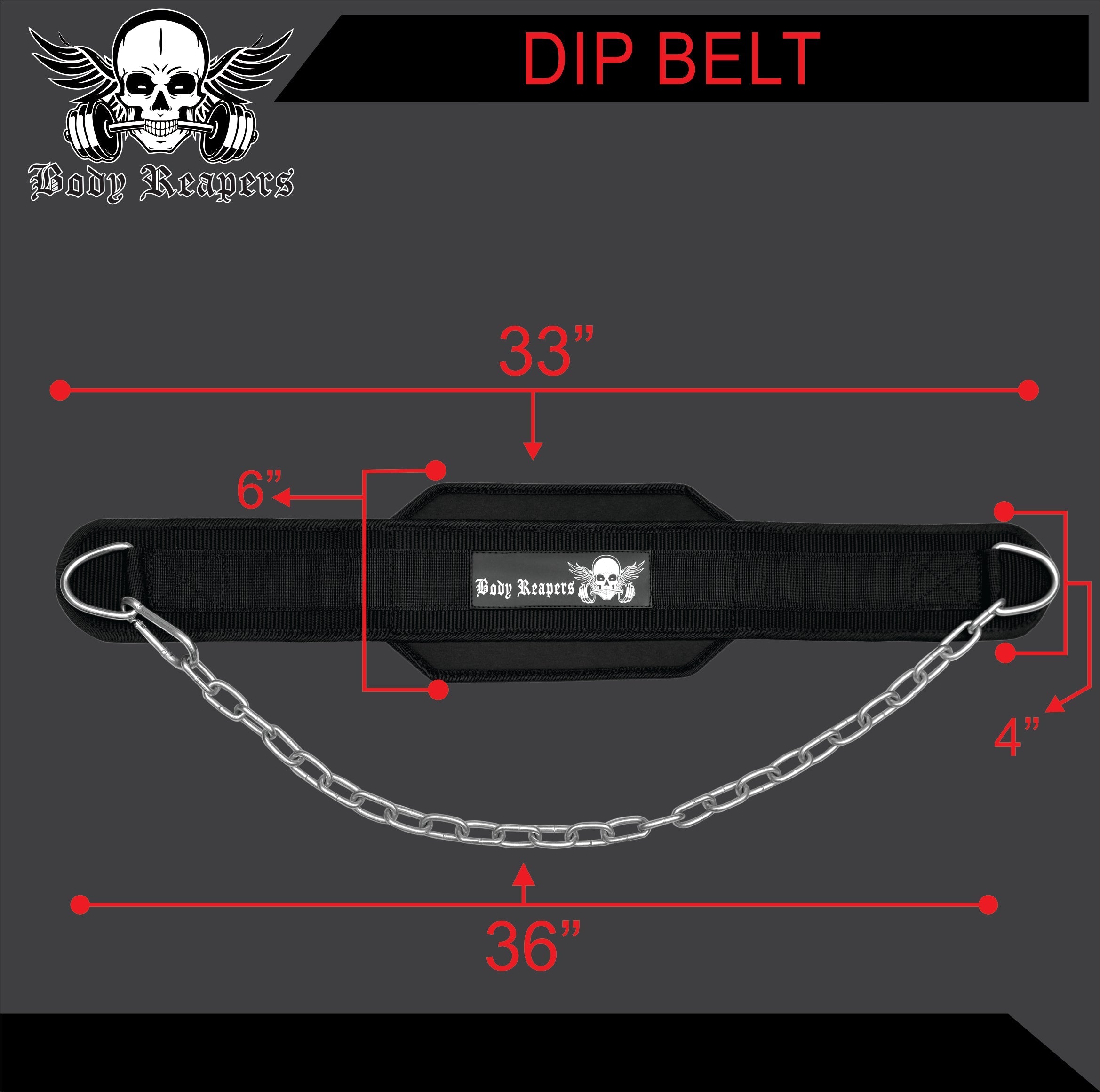 Body Reapers Dip Belt